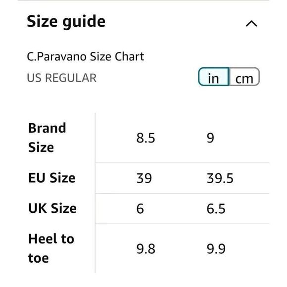 New! C.Paravano Leather Pointed Toe Flats Crystal Buckle Yellow US 8.5 $118 - Picture 14 of 14